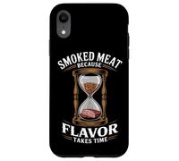 Viande fumée parce que la saveur prend du temps à fumer la viande Coque pour iPhone XR