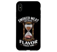 Viande fumée parce que la saveur prend du temps à fumer la viande Coque pour iPhone XS Max