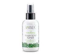 VIANEK Tonifiant et eau capillaire pour cuir chevelu avec paille en boîte, sauge, ortie, velcro et bouleau Cosmétique naturel végétalien pour homme et femme Taille 150 ml