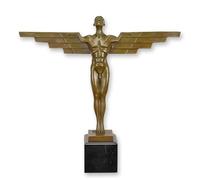 vianmo Art-déco Sculpture en bronze Icare