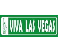 vianmo Panneau en bois 10x27 cm Viva Las Vegas Freiheitsstatue Déco Cadeau Panneau