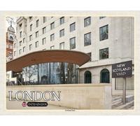vianmo Panneau en bois 30x40 cm London Scotland Yard UK Déco Cadeau Bois Panneau