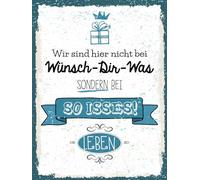 vianmo Panneau en bois 40x30 cm nicht bei wünsch Dir was sondern so isses Schild Déco Cadeau Panneau