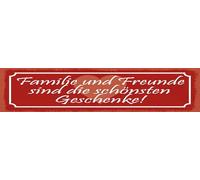 vianmo Plaque en bois, 10 x 46 cm, pour la famille et les amis sont les plus beaux cadeaux décoratifs, cadeau