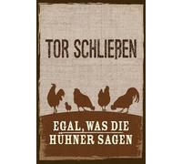 vianmo Plaque en bois - 20 x 30 cm - Pour porte de porte - Avec inscription en allemand "Ferme peu importe ce que les poules disent"