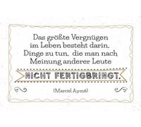 vianmo Plaque en tôle 18 x 12 cm Plaisir de faire des choses qui selon d'autres avis Cadeau décoratif