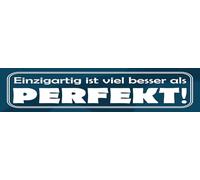 vianmo Plaque en tôle de 10 x 46 cm - Unique est bien mieux que la décoration parfaite