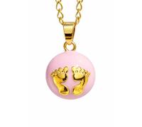 Vianney Bijoux Bijou Bola de Grossesse Petits Pieds - Parce que les plus petits pieds laissent les plus grandes empreintes (Rose)