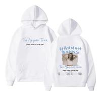 Viaopo Sweat À Capuche Motif Pullover De Sport Pullover Unisexe Ample Et Tendance Hoodie Chanteur Hannah Bahng Et Capuche Double Face Streetwear XS-4XL-White||s