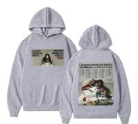 Viaopo Sweat À Capuche Pullover Décontracté Vêtements De Sport avec Poches Chanteur Lauren Spencer Smith Streetstyle Hip-hop Impression Sports Sweatshirt XS-4XL-Grey||4X_l