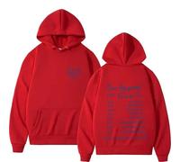 Viaopo Sweatshirt Hommes Sweat À Capuche Molleton Ample Haut pour Homme Sweat À Capuche Chanteur Hannah Bahng Pullover Décontracté Vêtements Sweatshirt XS-4XL-Red||l