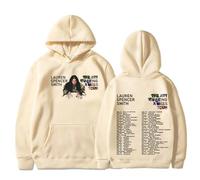 Viaopo Sweatshirt Molleton Ample, Haut pour Homme Sweat À Capuche Chanteur Lauren Spencer Smith Impression Sports Sweatshirt Hommes Et Femmes XS-4XL-Khaki||s