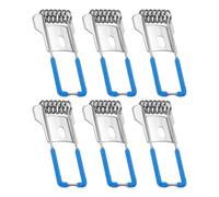 VIAPUICE Lot de 6 clips à ressort pour spot encastré 26 x 50 mm Bleu