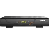 Viark Sat 4K UHD H.265 2160p DVB-S2X Récepteur multi-stream LAN WLAN Noir