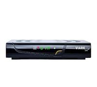Viark Sat Récepteur satellite numérique 4K 4K UHD DVB-S2X Multistream H.265 4000MIPS 1.0GHz 60fps 10bit 3D avec LAN, antenne USB WiFi et lecteur de cartes AC