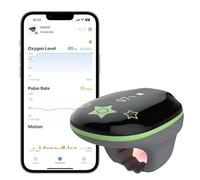 Viatom Oxymetre Pédiatrique, Oxymètre Pouls Portable avec Bluetooth et App, Enfants 3-10 Ans, Surveillance Continue de la Saturation d'Oxygène et Fréquence Cardiaque