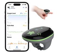 Viatom Oxymetre Pédiatrique, Oxymètre Pouls Portable avec Bluetooth et App, Enfants 3-10 Ans, Surveillance Continue de la Saturation d'Oxygène et Fréquence Cardiaque
