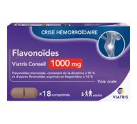 Viatris Conseil Flavonoïdes 1000mg 18 Comprimés