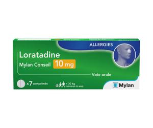 Viatris Conseil Loratadine 10mg Allergies 7 Comprimés