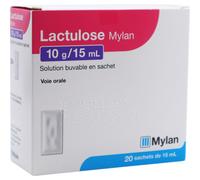 Viatris Lactulose 10g/15ml Solution Buvable 20 Sachets