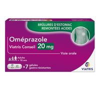 Viatris Oméprazole 20mg Gélules Gastro-Résistantes 7