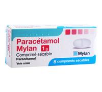 Viatris Paracétamol Comprimés Sécables 8 Comprimés 1g