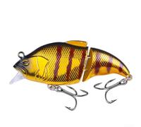 VIB Leurre multi-articulation 7,5 cm 12 g avec réponse de vibration améliorée pour perche, brochet, truite en eau douce et salée (7#)