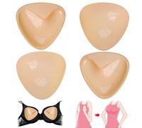 Vibbang 2Pièce Soutien Gorge Adhesif Invisible, Soutien Gorge Dos Nu Silicone sans Bretelle, Cache Teton Reutilisable Push up Bra, Coque Remonte Sein Adhesif pour aux Robes, de Mariée, Gilets(S)
