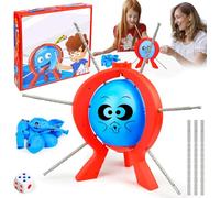 Vibbang Balloon Toys Boom, Jeux De Ballons De Table, Jeu d'Éclatement De Ballons, Jeu De Ballons Interactif Pour Les Fêtes, Vacances, Fêtes d'Anniversaire,Pour Les Amis Et La Famille (B)