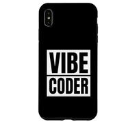 Vibe Coder Minimalist Tech IA Intelligence Artificielle Coque pour iPhone XS Max
