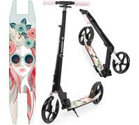 Hypermotion Trottinette Enfant 7 Ans et Adulte Pliable jusqu'à 100 kg - Trotinette pour Les Jeunes - Excellente Suspension, Plateforme Antidérapante, Guidon Réglable, Roues de 200 mm