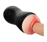 Vibeconnect - bouche et vagin réalistes masturbateur (naturel-noir)