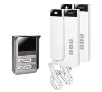 Vibell Salem Multi Interphone pour deux familles, réglage du volume, commande de porte et écouteur magnétique