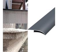 Vibeo Barre de Seuil Rebord de Fenêtre en Forme de Bec d'aigle avec Goutte d'eau, Ligne D'égouttement du Mur Extérieur, Moulure de Rive de Toit avec Goutte d'eau(Gray,50mm (2in))