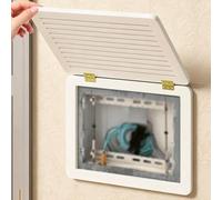 Vibeo Cache Compteur Electrique Cache-Coffret Décoratif pour Tableau Électrique à Abattant, Cache Ventilé pour Panneau Électrique Dissimulé, Couvercle Tableau de Distribution Mural(14x10in/35x25cm)