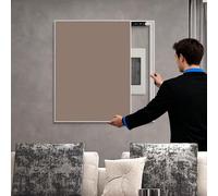 Vibeo Cache Compteur Electrique Cache-Panneau Électrique Décoratif avec Porte Coulissante, Cache-boîte à Fusibles 40 50 60 70 80 cm, Cache-boîte de Distribution Dissimulant(Style E,20x28in/50x70cm)