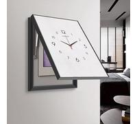 Vibeo Cache Compteur Electrique Cache-Tableau Électrique Décoratif avec Horloge, Cache-boîtier à Fusibles de 45 à 70 cm de Haut, Couvercle de Panneau Électrique Rabattable(Style A,14x18in/35x45cm)