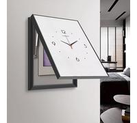 Vibeo Cache Compteur Electrique Cache-Tableau Électrique Décoratif avec Horloge, Cache-boîtier à Fusibles de 45 à 70 cm de Haut, Couvercle de Panneau Électrique Rabattable(Style B,16x20in/40x50cm)