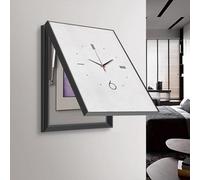 Vibeo Cache Compteur Electrique Cache-Tableau Électrique Décoratif avec Horloge, Cache-boîtier à Fusibles de 45 à 70 cm de Haut, Couvercle de Panneau Électrique Rabattable(Style C,16x20in/40x50cm)