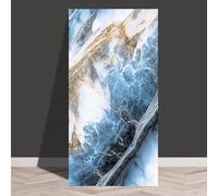 Vibeo Carrelage Adhesif Mural Carreaux Adhésifs Effet Marbre pour Murs et Plafonds, Carrelage Mural Brillant Autocollant, Faience Adhesive Étanche pour Crédence 60 x 30 cm(Style A,35 pcs)