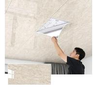 Vibeo Carrelage Adhesif Mural Carrelage Mural Adhésif Effet Marbre pour Plafond, Crédence Intérieure Adhésive Imperméable, Stickers Muraux Adhésifs Imitation Carrelage(Style C,30 pcs)