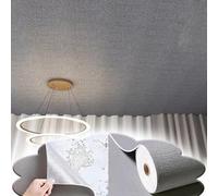 Vibeo Carrelage Adhesif Mural Dalles de Plafond Intérieures Longues, Autocollantes, Carreaux Muraux Étanches Auto-adhésifs, Stickers Adhésifs pour Faux Plafonds et Murs(Gray,10 m)
