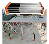 Vibeo Châssis Pliable Établi Établi Pliable pour Menuiserie, pour la Construction, Table de Travail Pliante avec Sac de Transport, Support de Travail pour Atelier/Garage(88x24 in (224.5x61 cm))