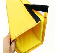 Vibeo Rembourrage pour Poteau Housse de Protection pour Colonne avec Bande Adhésive, Rembourrage Protection pour Poteau, 90 cm Protections Carrées pour Panier Basket(Yellow,3x3in(8x8cm))