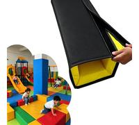 Vibeo Rembourrage pour Poteau Protection Autocollante pour Poteau de Basket, Rembourrage Enveloppant pour Poteau Carré, Housse de Protection Rembourrée pour Poutre ou Poteau(Black,8.5x8.5in(22x22cm))