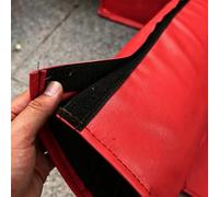 Vibeo Rembourrage pour Poteau Rembourrage de Poteau Enveloppant 183 cm pour Poteau Rond, Coussin Protection Autocollant pour Panier Basket, Housse de Protector pour Colonne(Red,8.5in/21.6cm)