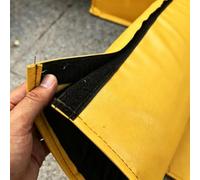 Vibeo Rembourrage pour Poteau Rembourrage de Poteau Enveloppant 183 cm pour Poteau Rond, Coussin Protection Autocollant pour Panier Basket, Housse de Protector pour Colonne(Yellow,3.5in/8.9cm)