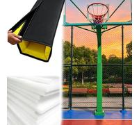 Vibeo Rembourrage pour Poteau Rembourrage pour Poteau de Basket Carré Fin, Protections de Poteau Enveloppantes sur 4 Faces, Protection de Pilier Extérieure Rembourrée(Black,3x3in(8x8cm))