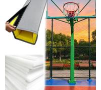 Vibeo Rembourrage pour Poteau Rembourrage pour Poteau de Basket Carré Fin, Protections de Poteau Enveloppantes sur 4 Faces, Protection de Pilier Extérieure Rembourrée(Gray,7x7in(18x18cm))