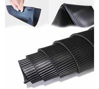 Vibeo Tapis Caoutchouc Antidérapant Rouleau de Tapis Isolant en Caoutchouc Souple, Tapis de Sol en Caoutchouc Non Conducteur, Tapis Antidérapant pour Tableau Électrique(1x1.0m (3.3x3.3ft))